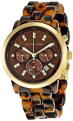 Michael Kors Oversized Tortoise MK5216 Wrist Watch 